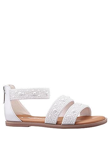 Nina Women's Analeigh Sandal in White (view 1)