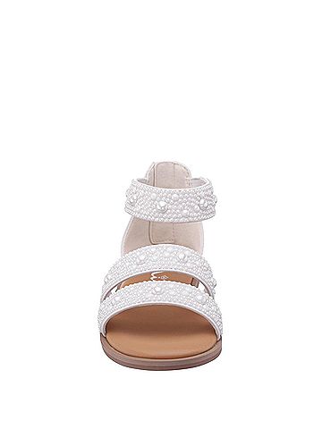 Nina Women's Analeigh Sandal in White (view 2)