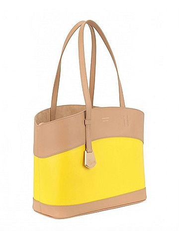 Salvatore Ferragamo Women's Charming Leather Tote Bag in Brown Multi (view 2)