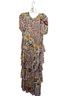 Rhode 100% Viscose Floral Multi Color Cocktail Dress Size M - photo 2