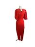 Rhode 100% Polyester Red Cocktail Dress Size 4 - photo 2