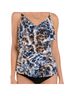 Magicsuit Animal Print Brown Black Two Piece Swimsuit Size 10 - photo 1