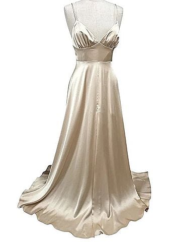 Fame And Partners Stappy Tri Cup Gown Cocktail Dress (view 2)