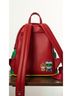 Loungefly Color Block Graphic Red Green Black Yellow Leather Backpack One size - photo 3