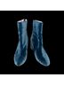 J.Crew 50% Velour 100% Velour Blue Ankle Boots Size 9 - photo 3
