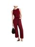 Greylin 100% Polyester Burgundy Jumpsuit Size S - photo 1