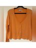 Urban Outfitters Solid Orange Cardigan Size S - photo 4