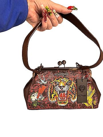 Ed Hardy Leather Shoulder Bag (view 2)