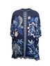 FARM Rio 100% Viscose Floral Blue Button-Down Shirt Size XL - photo 2