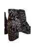Aldo Floral Black Boots Size 10 - photo 2