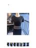 St. John Black White Wool Dress Size 2 - photo 4