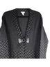 Soft Surroundings Chevron-herringbone Gray Black Cardigan Size S - photo 4