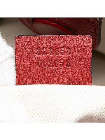 Gucci Large Calfskin Bamboo Shopper Satchel (view 2)