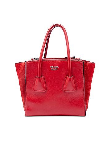 Prada Small Glace Calf Twin Pocket Satchel (view 1)