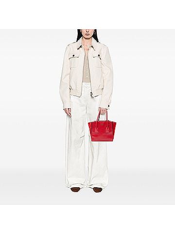 Prada Small Glace Calf Twin Pocket Satchel (view 2)