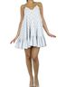 Caroline Constas Stripes White Blue Casual Dress Size S - photo 1