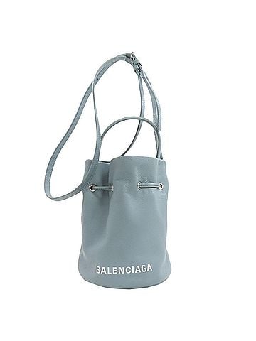 Balenciaga Balenciaga 638342 Drawstring Bucket 2-Way Handbag Leather Women's BALENCIAGA (view 1)