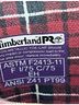 Timberland 100% Leather Plaid Brown Red Boots Size 7 - photo 4