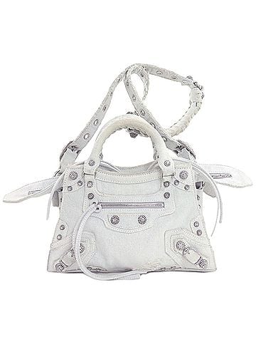 Balenciaga Balenciaga 70940 Neo Cagoule XS 2-Way Handbag in Denim, Women's (view 1)
