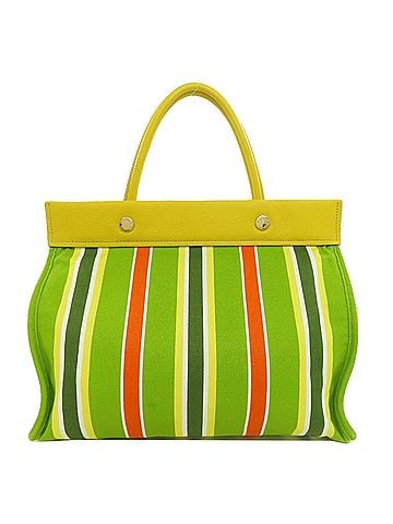 Miu Miu Miu Miu Miu Striped Tote Bag Canvas Women's MIUMIU (view 2)