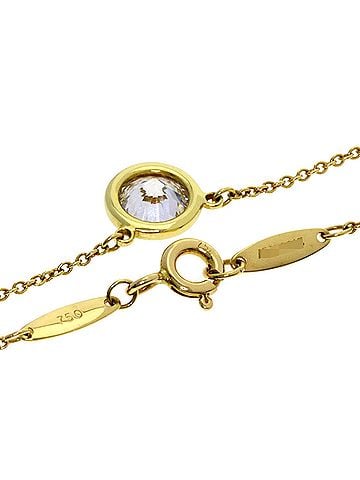 Tiffany & Co. Tiffany & Co. by the Yard 1P Diamond Necklace 18K Yellow Gold Women's TIFFANY (view 2)