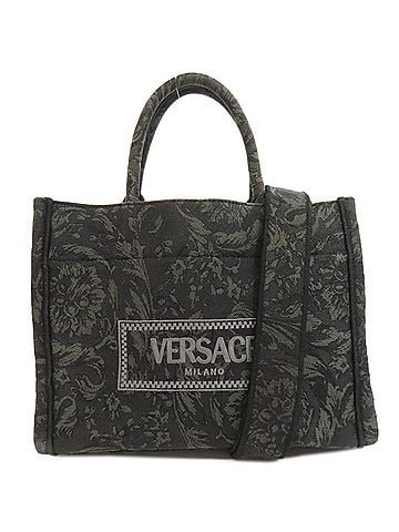 Versace Versace handbag canvas women's VERSACE (view 1)