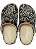 Crocs Animal Print Color Block Black Ivory Mule/Clog Size 7 - photo 1
