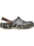 Crocs Animal Print Color Block Black Ivory Mule/Clog Size 7 - photo 7