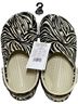Crocs Animal Print Color Block Black Ivory Mule/Clog Size 7 - photo 4