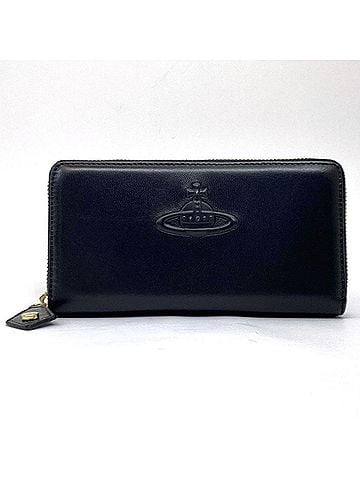 Vivienne Westwood Vivienne Westwood Round Long Wallet 955VW309 Black (view 2)