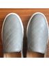 Greats 100% Calf Leather Solid Graphic Gray Sneakers Size 7 1/2 - photo 4