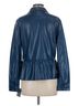 Marc New York 100% Polyurethane 100% Polyester Solid Blue Jacket Size M - photo 2