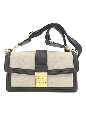 MCM MCM Tote Bag, Canvas/Leather, Women's (view 1)
