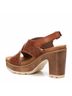 XTI Brown Women's Refresh Heeled Sandals Size 6 - photo 2