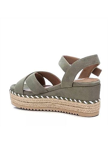 XTI Women's Suede Wedge Sandals (view 2)