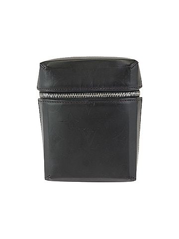 Louis Vuitton LOUIS VUITTON Louis Vuitton Monogram Glacé Ray Brown Leather Handbag Pouch Small Item Case M46550 Unisex Women's (view 1)