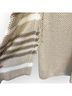 O'Neill 100% Acrylic Stripes Tan Brown White Cardigan Size L - photo 4