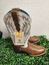 Ariat 100% Leather Brown Ivory Boots Size 6 1/2 - photo 5