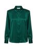 Marella Green Long Sleeve Button-Down Shirt Size S - photo 1