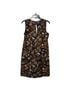 Tibi 100% Silk Floral Black Brown Cocktail Dress Size 2X - photo 5