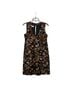 Tibi 100% Silk Floral Black Brown Cocktail Dress Size 2X - photo 1