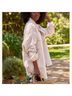 Frank & Eileen 100% Cotton Ivory Coat Size XS - photo 5