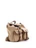 Prada 100% Canvas Plain Brown Logo Backpack Canvas One size - photo 3