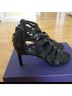 Stuart Weitzman 100% Leather Black Sandals Size 7 - photo 4