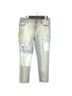 So Slimming by Chico's Print Blue Jeans Size 10 - photo 1