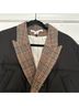 Veronica Beard 100% Polyester 40% Wool 25% Other Plaid Black Brown Jacket Size 8 - photo 10