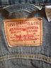 Levi's 100% Cotton Blue Denim Jacket Size S - photo 3