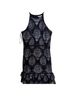 Minuet Floral Blue Casual Dress Size M - photo 2