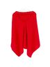 Cashmere 100% Cashmere Red Poncho One size - photo 1