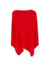 Cashmere 100% Cashmere Red Poncho One size - photo 2